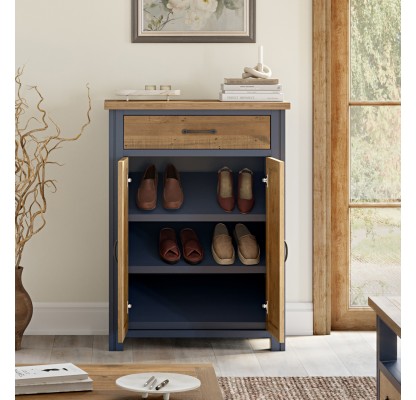 Splash of Blue - Shoe Storage Cupboard With Drawer